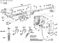 Bosch 0 611 201 001  Rotary Hammer 220 V / Eu Spare Parts